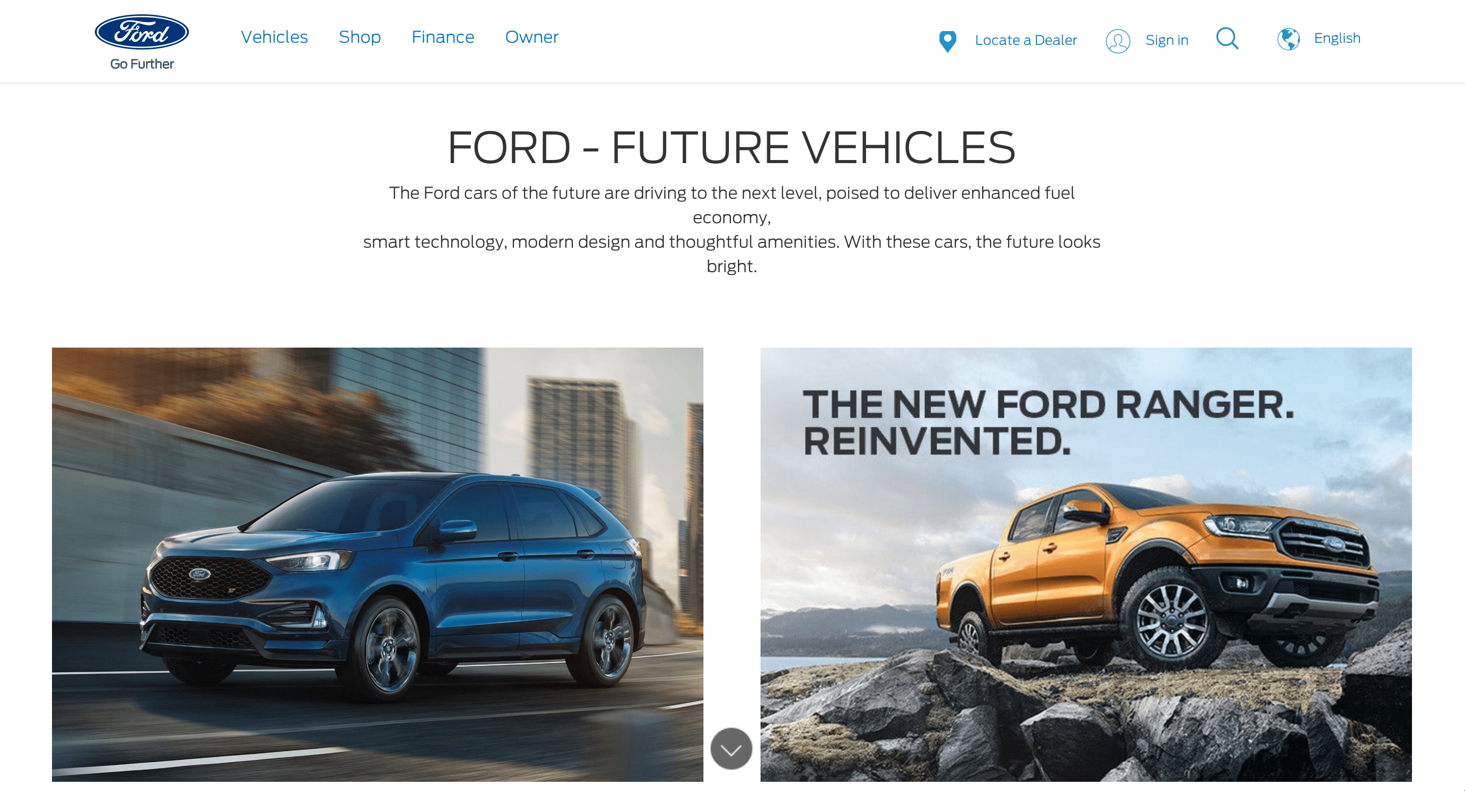 Ford media site